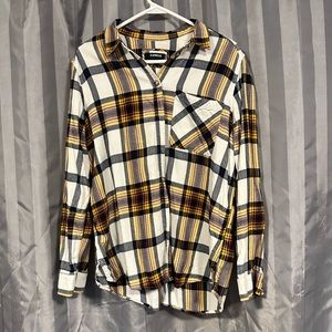 Express Plaid Boyfriend Flannel